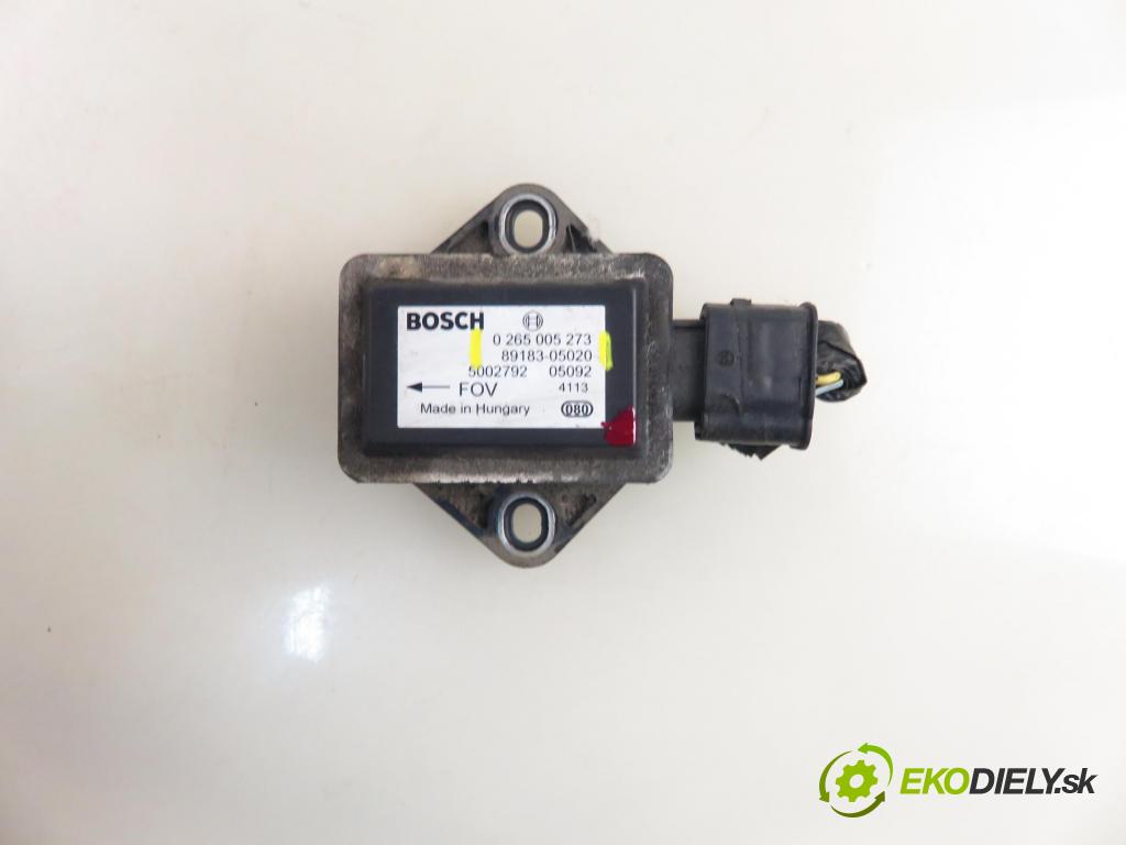TOYOTA AVENSIS Kombi (_T25_) KOMBI 2005 110,00 2.2 D-4D (ADT251) 150 - 2AD-FTV 2231,00 Snímač ESP 0265005273 ; 8918305020