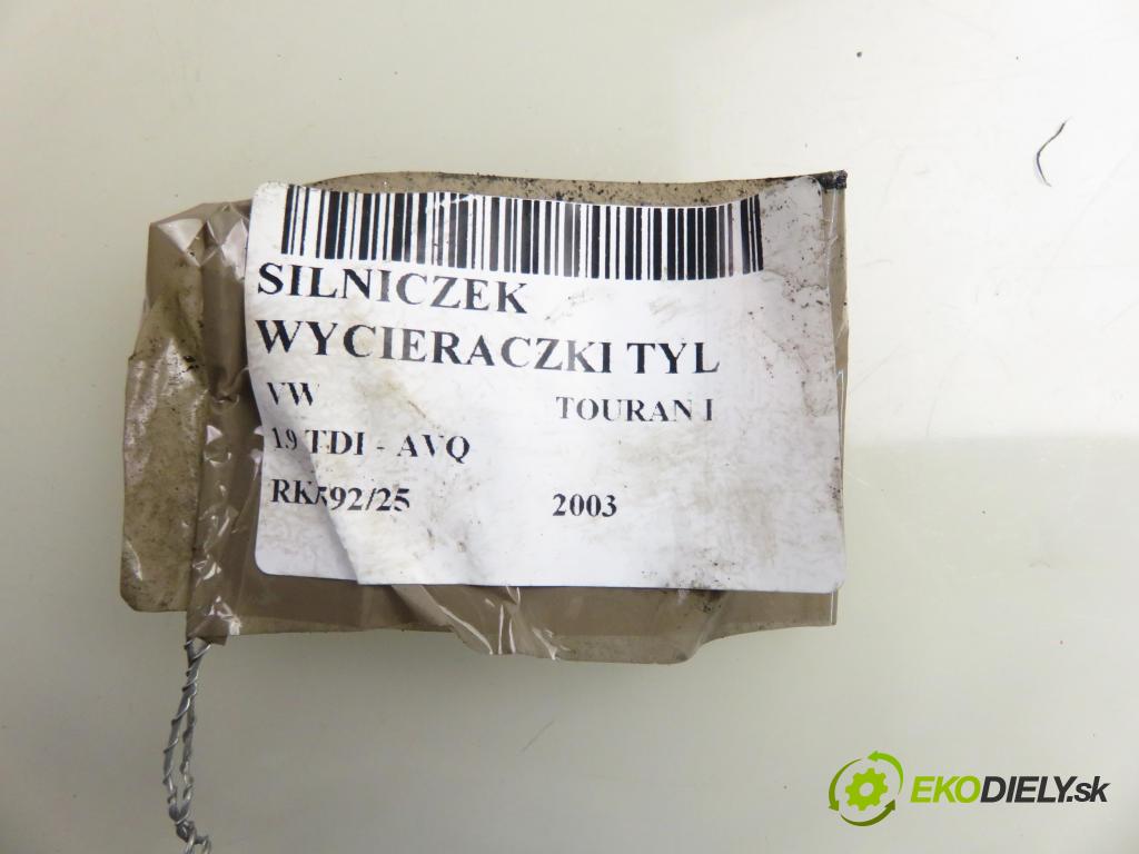 VW TOURAN (1T1, 1T2) MINIVAN 2003 74,00 1.9 TDI PD 100 - AVQ 1896,00 Motorček stierače zadné 1T0955711A ; 0390201585
