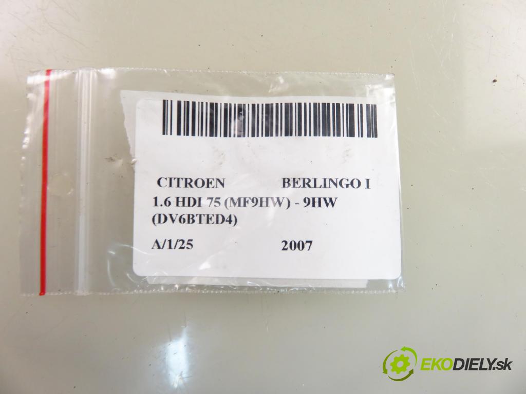 CITROEN BERLINGO / BERLINGO FIRST nadwozie wielkoprzestrzenne (MPV) KOMBIVAN 2007 55,00 1.6 HDI 75 (MF9HW) - 9HW (DV6BTED4) 1560,00 mechanismus oken PPE 0130821762