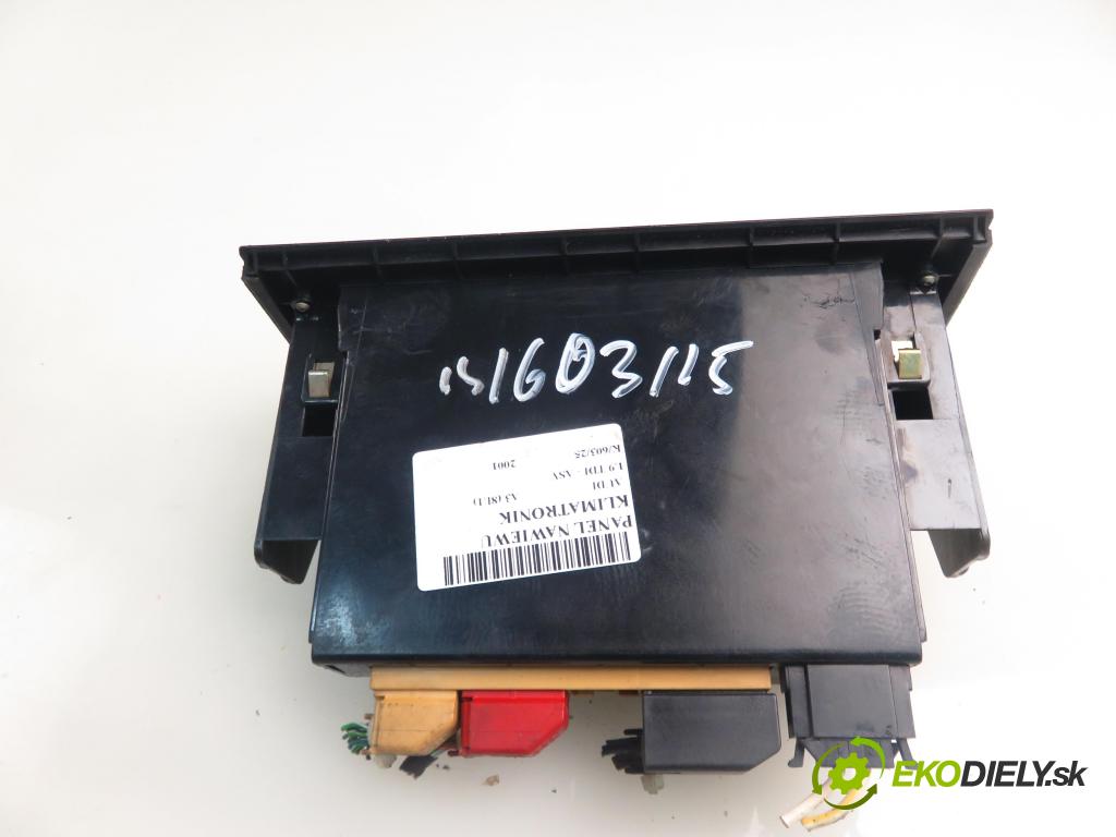 AUDI A3 (8L1) HB 2001 81,00 1.9 TDI - ASV 1896,00 Panel kúrenia KLIMATRONIK 8L0820043H
