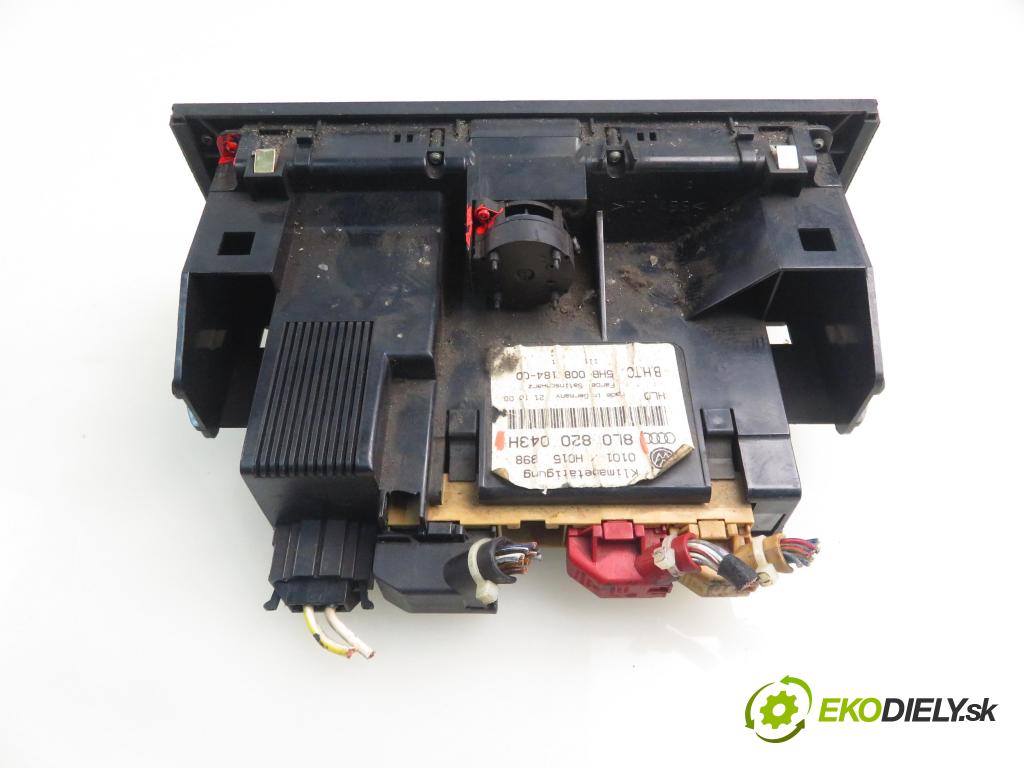 AUDI A3 (8L1) HB 2001 81,00 1.9 TDI - ASV 1896,00 Panel kúrenia KLIMATRONIK 8L0820043H
