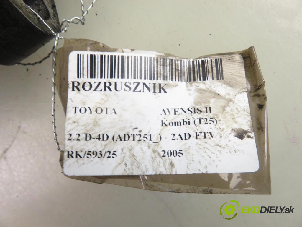 TOYOTA AVENSIS Kombi (_T25_) KOMBI 2005 110,00 2.2 D-4D (ADT251) 150 - 2AD-FTV 2231,00 startér 281000G040 ; MS4280003180 (Startéry)