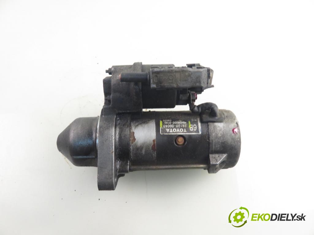 TOYOTA AVENSIS Kombi (_T25_) KOMBI 2005 110,00 2.2 D-4D (ADT251) 150 - 2AD-FTV 2231,00 startér 281000G040 ; MS4280003180 (Startéry)