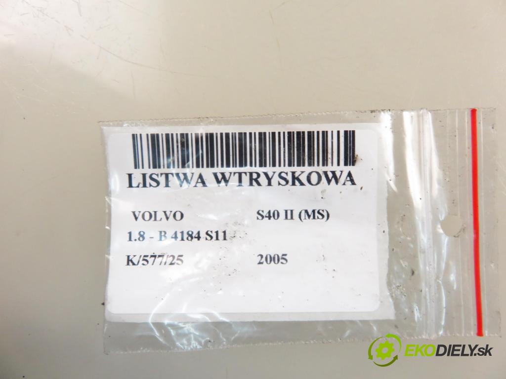 VOLVO S40 II (MS) SEDAN 2005 92,00 1.8 125 - B 4184 S11 1798,00 lišta vstřikovací 4M5G9D280DA ; 1S7GGA ; 0280156154 (Vstřikovací lišty)