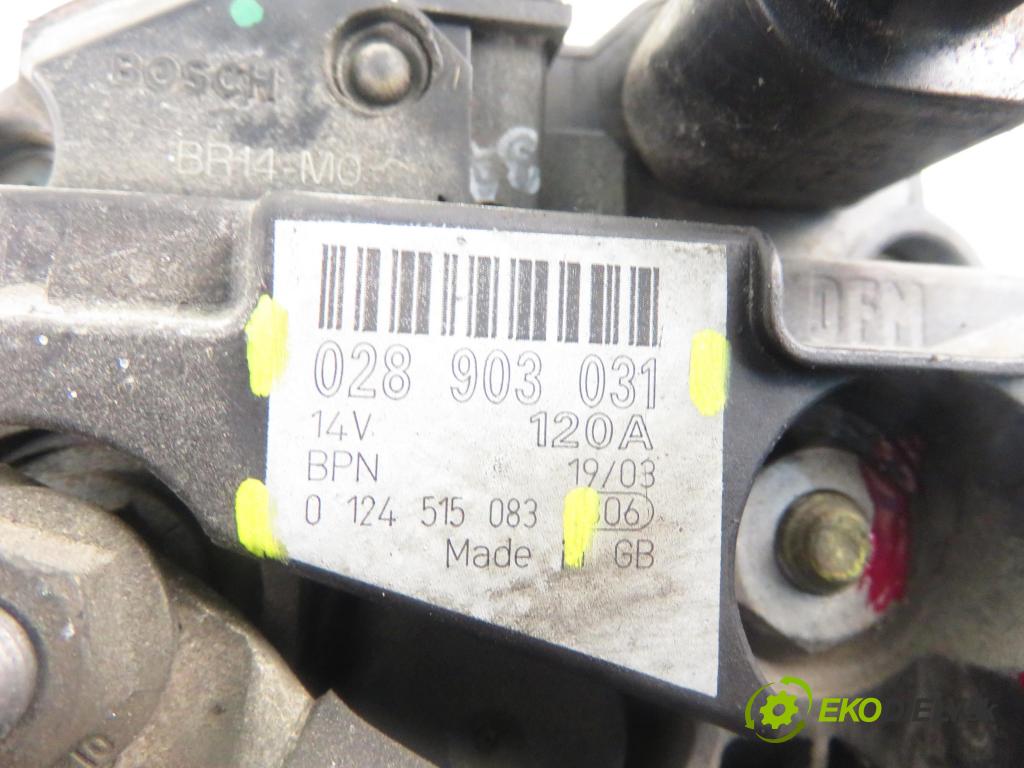 VW PASSAT B5.5 (3B3) SEDAN 2003 74,00 1.9 TDI PD 101 - AVB 1896,00 Alternátor 028903031 ; 0124515083 (Alternátor)