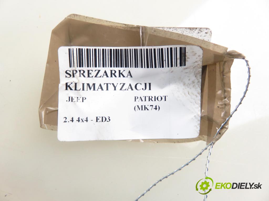 JEEP PATRIOT (MK74) SUV 2008 125,00 2.4 4x4 - DOHC 16V Dual VVT (ED3) 2360,00 KOMPRESOR: klimatizácie CG4471905068 (Kompresor klimatizácie)