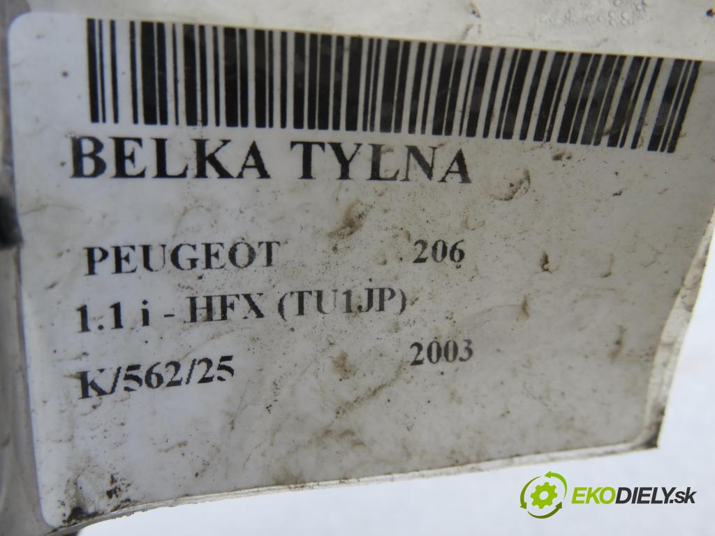 PEUGEOT 206 liftback (2A/C) HB 2003 440,00 1.1 i - HFX (TU1JP) 1124,00 výztuha zadní část