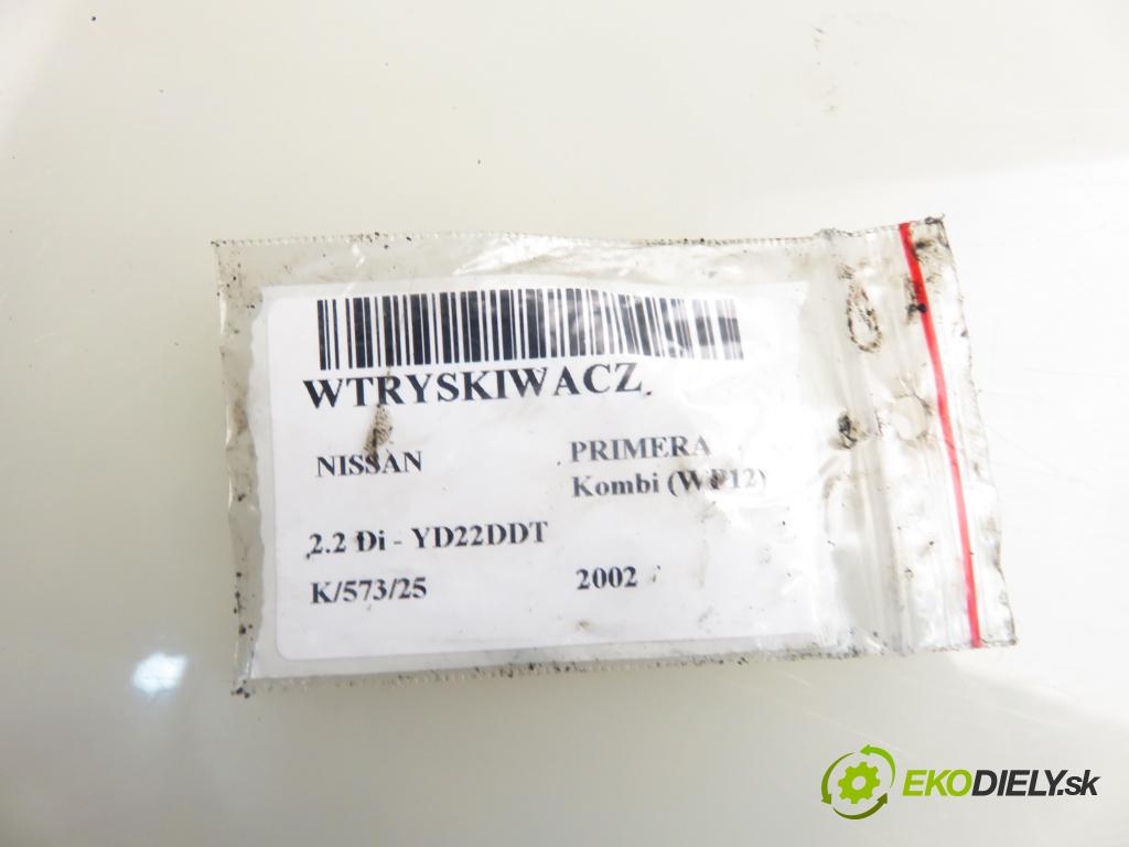 NISSAN PRIMERA Kombi (WP12) KOMBI 2002 93,00 2.2 Di - YD22DDT 2184,00 vstrekovač 16600AU600 (Vstrekovač paliva)