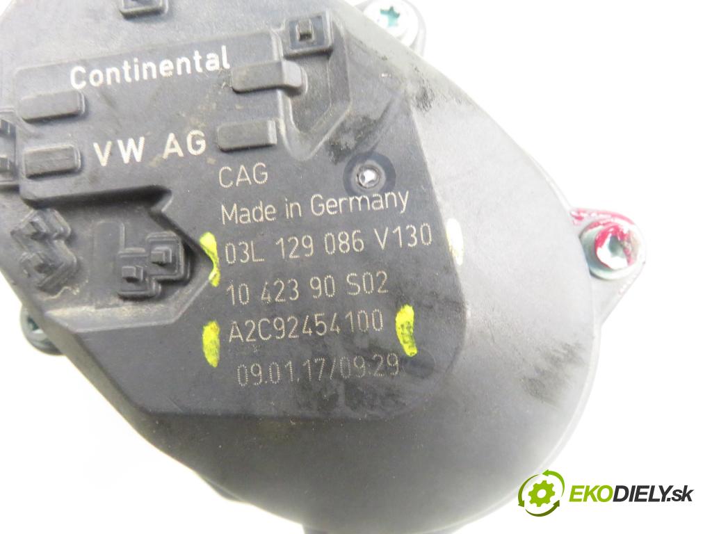 VW PASSAT B6 Variant (3C5) KOMBI 2008 103,00 2.0 TDI CR 16V 140 - CBAB 1968,00 Nastavovač zvod, potrubie 03L129086 ; 03L129086V130 ; A2C92454100 (Motorček ostatné)