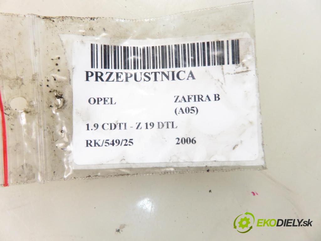 OPEL ZAFIRA B (A05) MINIVAN 2006 74,00 1.9 CDTI 8V 101 - Z 19 DTL 1910,00 škrtíci klapka 48CPD1 ; 48CPD1E (Škrticí klapky)