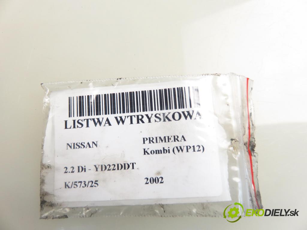 NISSAN PRIMERA Kombi (WP12) KOMBI 2002 93,00 2.2 Di - YD22DDT 2184,00 Lišta vstrekovacia  (Vstrekovacia lišta)