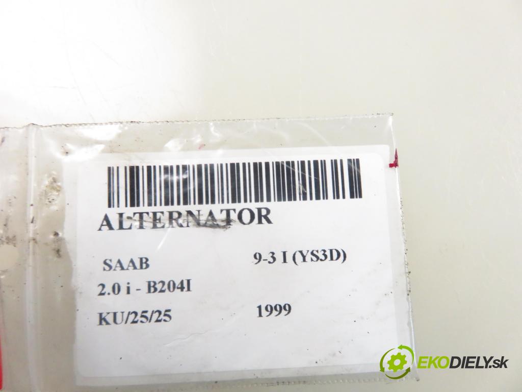 SAAB 9-3 (YS3D) LIFTBACK 1999 96,00 2.0 i - B204I 1985,00 Alternátor 5246897 ; 0123510096 (Alternátor)