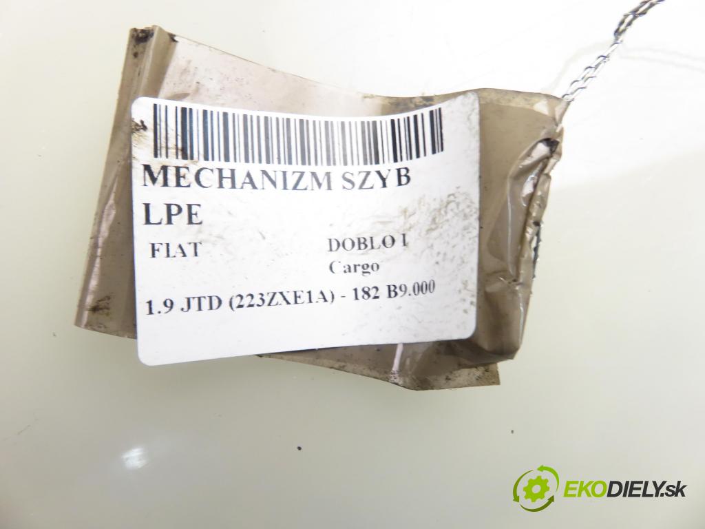 FIAT DOBLO Cargo (223_) FURGON 2003 74,00 1.9 JTD 100 - 182 B9.000 1910,00 mechanismus oken 51704763
