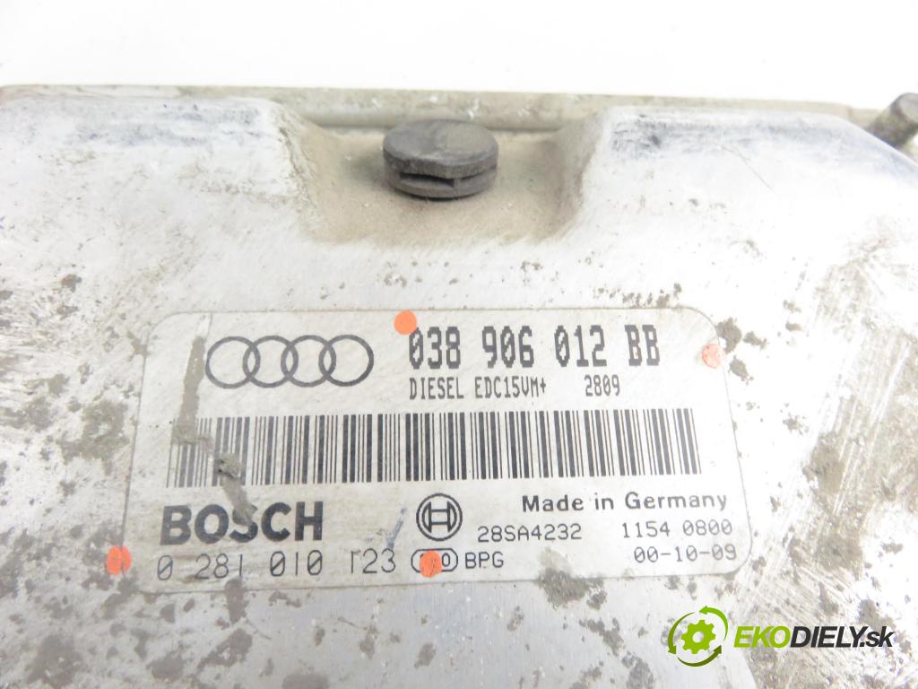 AUDI A3 (8L1) HB 2001 81,00 1.9 TDI - ASV 1896,00 Riadiaca jednotka Motor 038906012BB ; 0281010123