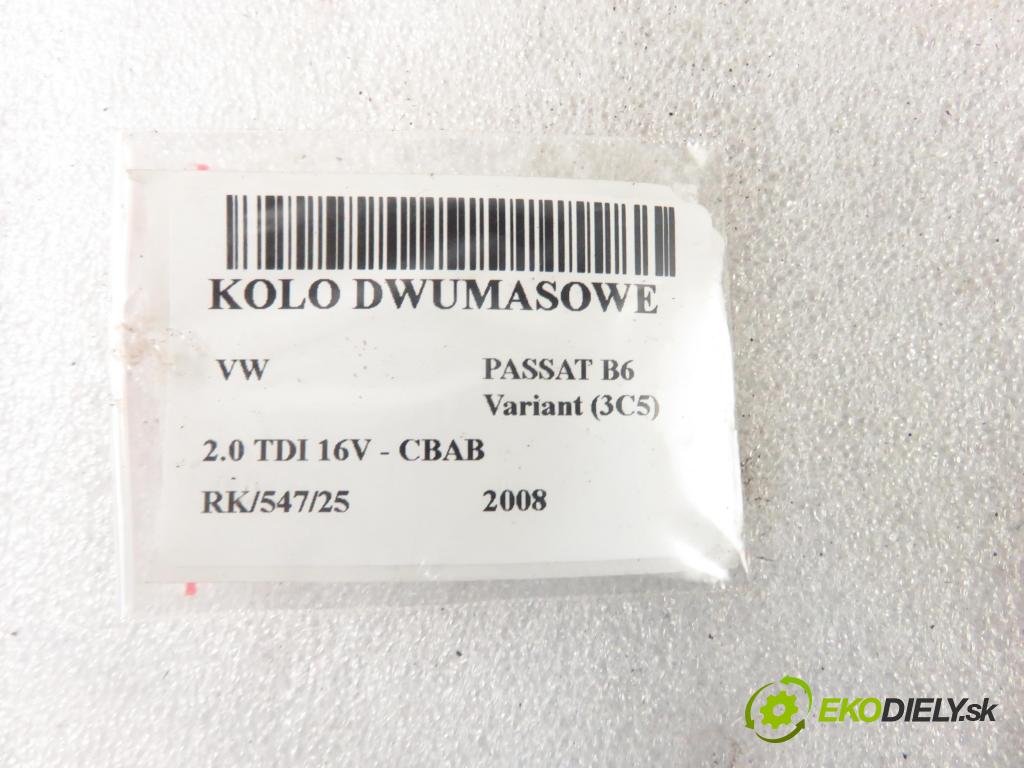 VW PASSAT B6 Variant (3C5) KOMBI 2008 103,00 2.0 TDI CR 16V 140 - CBAB 1968,00 Koleso dvojhmota