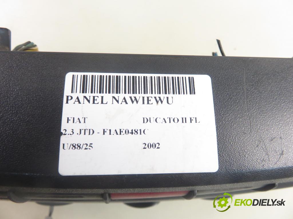 FIAT DUCATO Autobus (244_) BUS 2002 81,00 2.3 JTD - F1AE0481C 2286,00 Panel kúrenia 7353061100