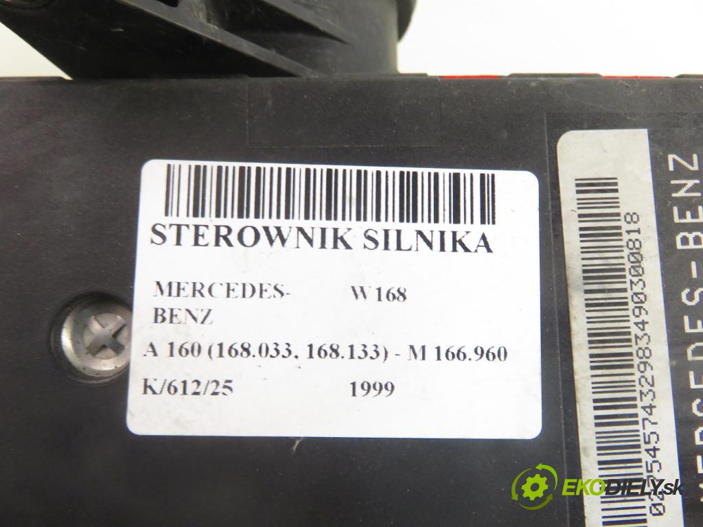 MERCEDES-BENZ KLASA A (W168) HB 1999 75,00 1.6 102 A 160  M 166.960 1598,00 Riadiaca jednotka Motor A0275457432 ; 412250002005