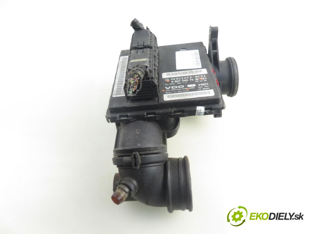 MERCEDES-BENZ KLASA A (W168) HB 1999 75,00 1.6 102 A 160  M 166.960 1598,00 Riadiaca jednotka Motor A0275457432 ; 412250002005