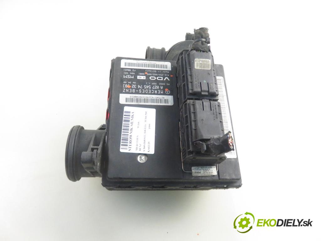MERCEDES-BENZ KLASA A (W168) HB 1999 75,00 1.6 102 A 160  M 166.960 1598,00 Riadiaca jednotka Motor A0275457432 ; 412250002005