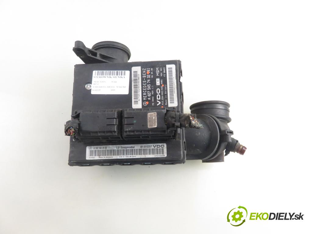 MERCEDES-BENZ KLASA A (W168) HB 1999 75,00 1.6 102 A 160  M 166.960 1598,00 Riadiaca jednotka Motor A0275457432 ; 412250002005