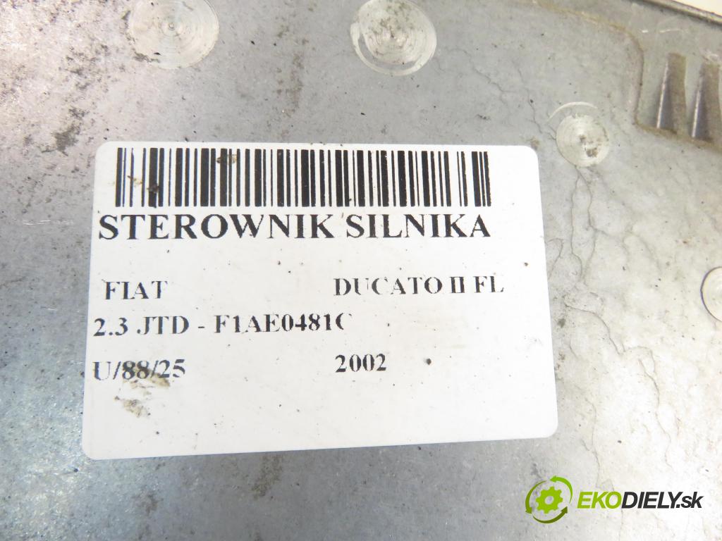 FIAT DUCATO Autobus (244_) BUS 2002 81,00 2.3 JTD - F1AE0481C 2286,00 Riadiaca jednotka Motor 0281010489 ; 1327239080