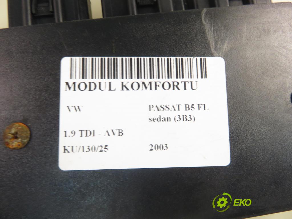 VW PASSAT B5.5 (3B3) SEDAN 2003 74,00 1.9 TDI PD 101 - AVB 1896,00 MODUL komfortu 1C0959799A