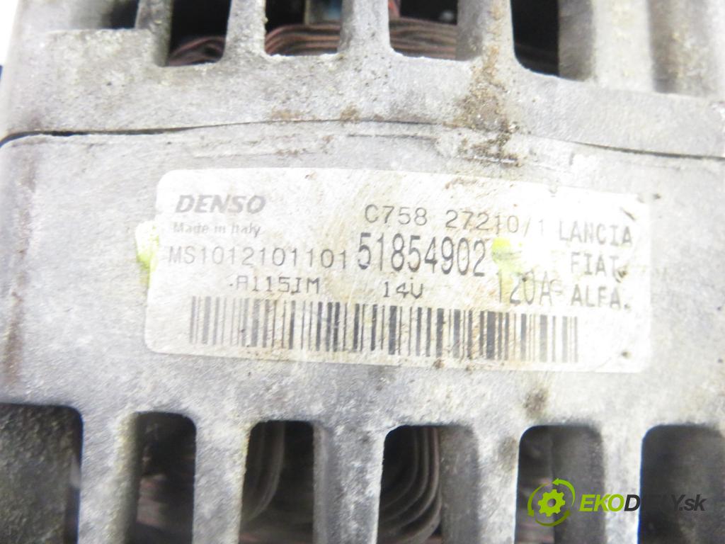 FIAT CROMA (194_) KOMBI 2005 88,00 1.9 D Multijet 120 - 939 A1.000 1910,00 Alternátor 51854902 ; MS1012101101 (Alternátor)