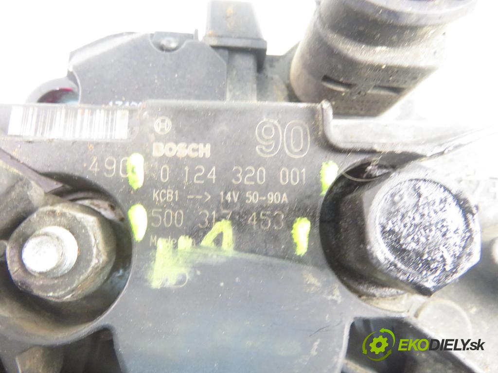 FIAT DUCATO Autobus (244_) BUS 2002 81,00 2.3 JTD - F1AE0481C 2286,00 Alternátor 500317453 ; 0124320001 (Alternátor)