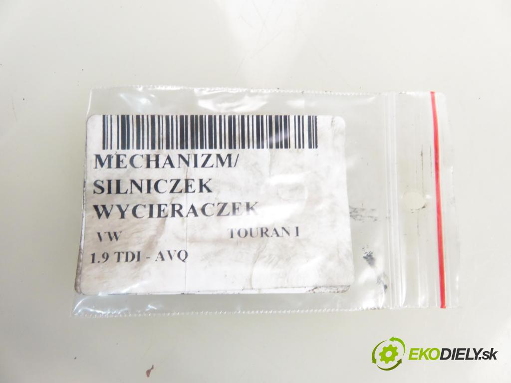 VW TOURAN (1T1, 1T2) MINIVAN 2003 74,00 1.9 TDI PD 100 - AVQ 1896,00 Motorček stieračov predný 1T0955119A ; 0390241717