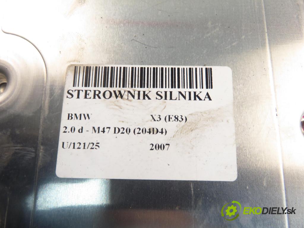 BMW X3 (E83) SUV 2007 110,00 2.0 d 150 - M47 D20 (204D4) 1995,00 Riadiaca jednotka Motor 7805349 ; 0281014176