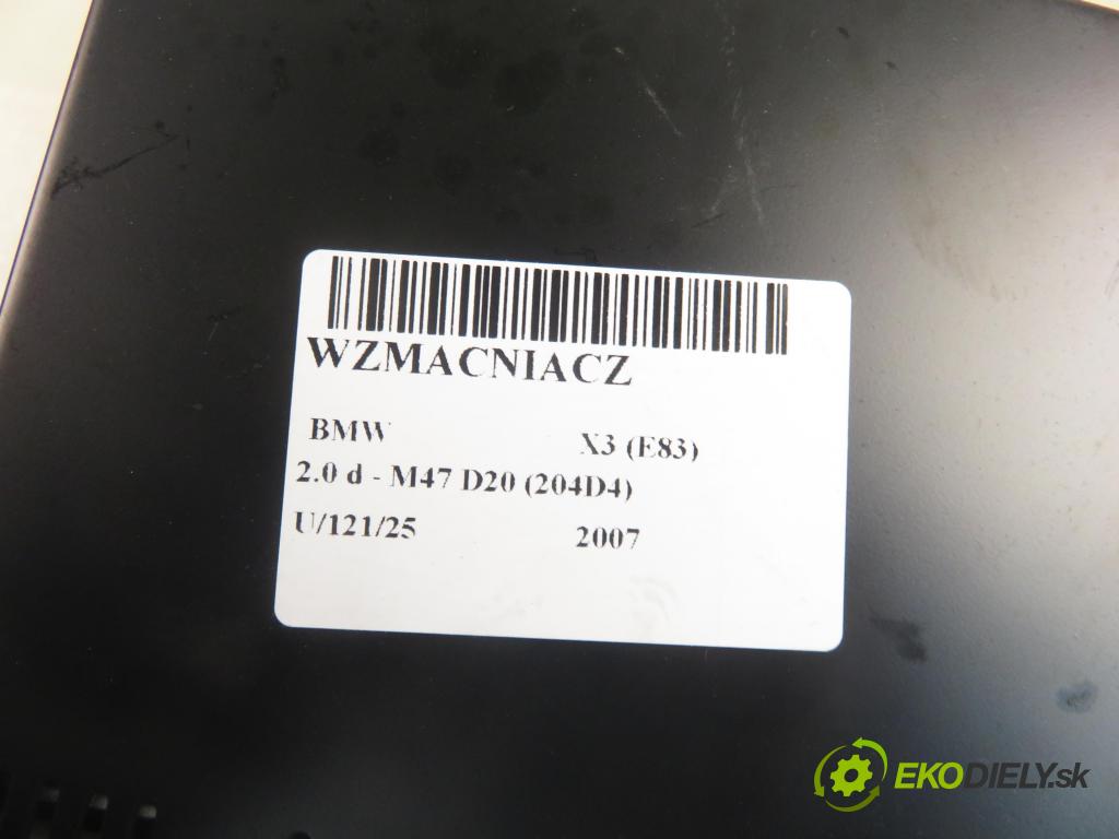BMW X3 (E83) SUV 2007 110,00 2.0 d 150 - M47 D20 (204D4) 1995,00 Zosilňovač 9143150 (Zosilňovač)