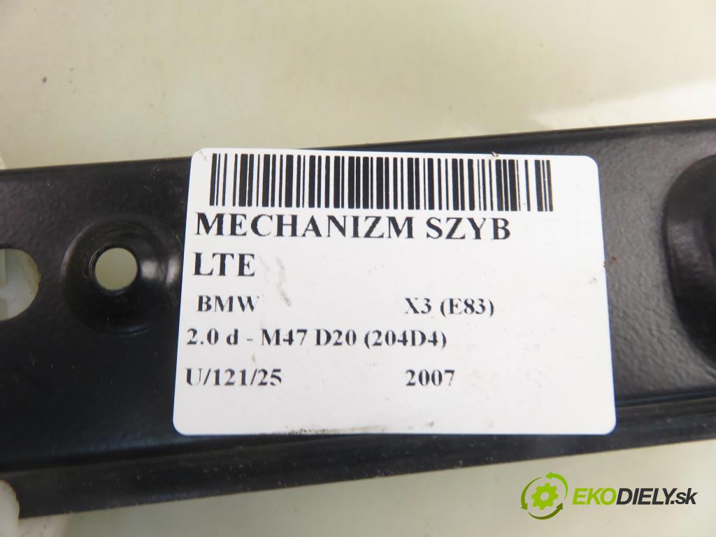 BMW X3 (E83) SUV 2007 110,00 2.0 d 150 - M47 D20 (204D4) 1995,00 mechanismus oken LTE 6925965