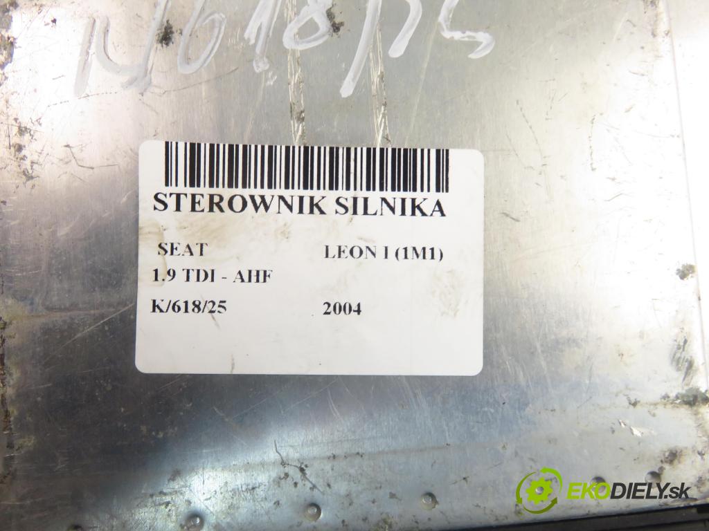 SEAT LEON (1M1) HB 2004 81,00 1.9 TDI - AHF 1896,00 Riadiaca jednotka Motor 038906012CA ; 0281010230