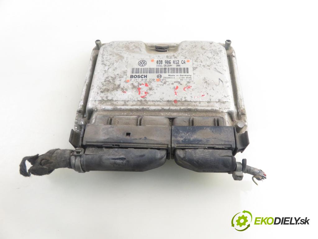 SEAT LEON (1M1) HB 2004 81,00 1.9 TDI - AHF 1896,00 Riadiaca jednotka Motor 038906012CA ; 0281010230