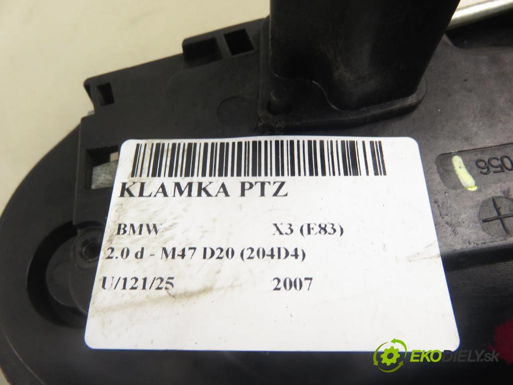 BMW X3 (E83) SUV 2007 110,00 2.0 d 150 - M47 D20 (204D4) 1995,00 Kľučka 3449056
