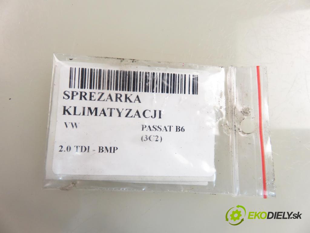 VW PASSAT B6 (3C2) SEDAN 2007 103,00 2.0 TDI - BMP 1968,00 KOMPRESOR: klimatizácie 1K0820859F (Kompresor klimatizácie)