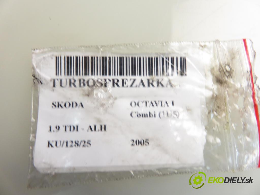 SKODA OCTAVIA I Combi (1U5) KOMBI 2005 66,00 1.9 TDI 90 - ALH 1896,00 Turbodúchadlo 038253019C (Turbodúchadlo (kompletné))