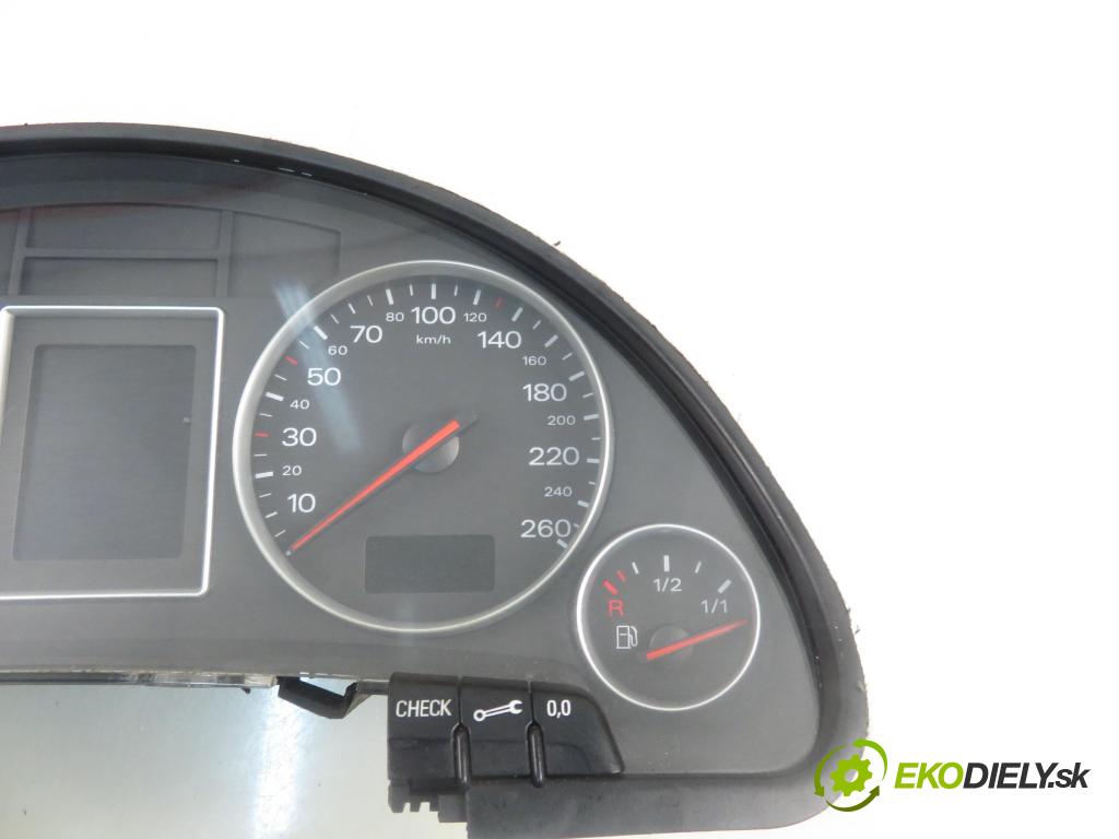 AUDI A4 Avant (8E5, B6) KOMBI 2002 96,00 1.9 TDI - AWX 1896,00 Prístrojovka elektrický 8E0920900G ; 0263626020