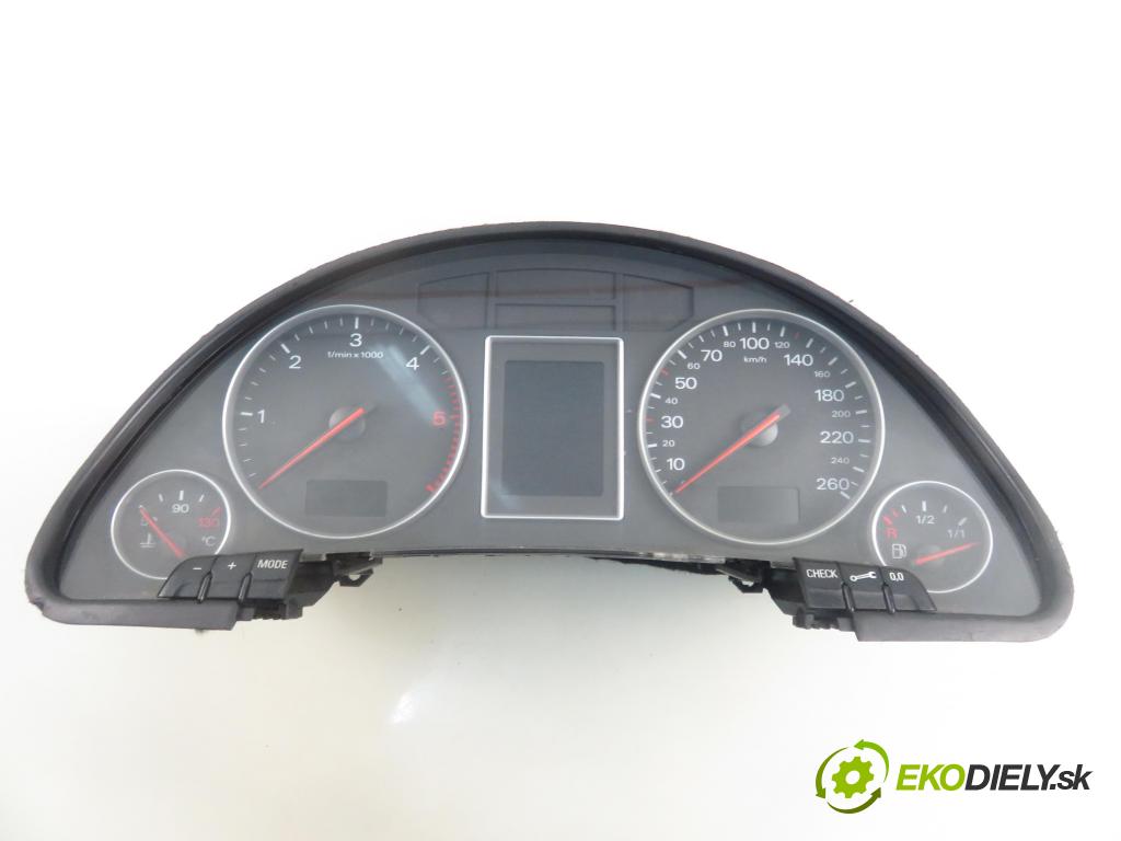 AUDI A4 Avant (8E5, B6) KOMBI 2002 96,00 1.9 TDI - AWX 1896,00 Prístrojovka elektrický 8E0920900G ; 0263626020