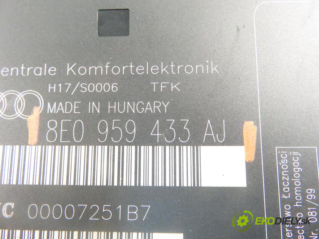 AUDI A4 Avant (8E5, B6) KOMBI 2002 96,00 1.9 TDI - AWX 1896,00 MODUL komfortu 8E0959433AJ