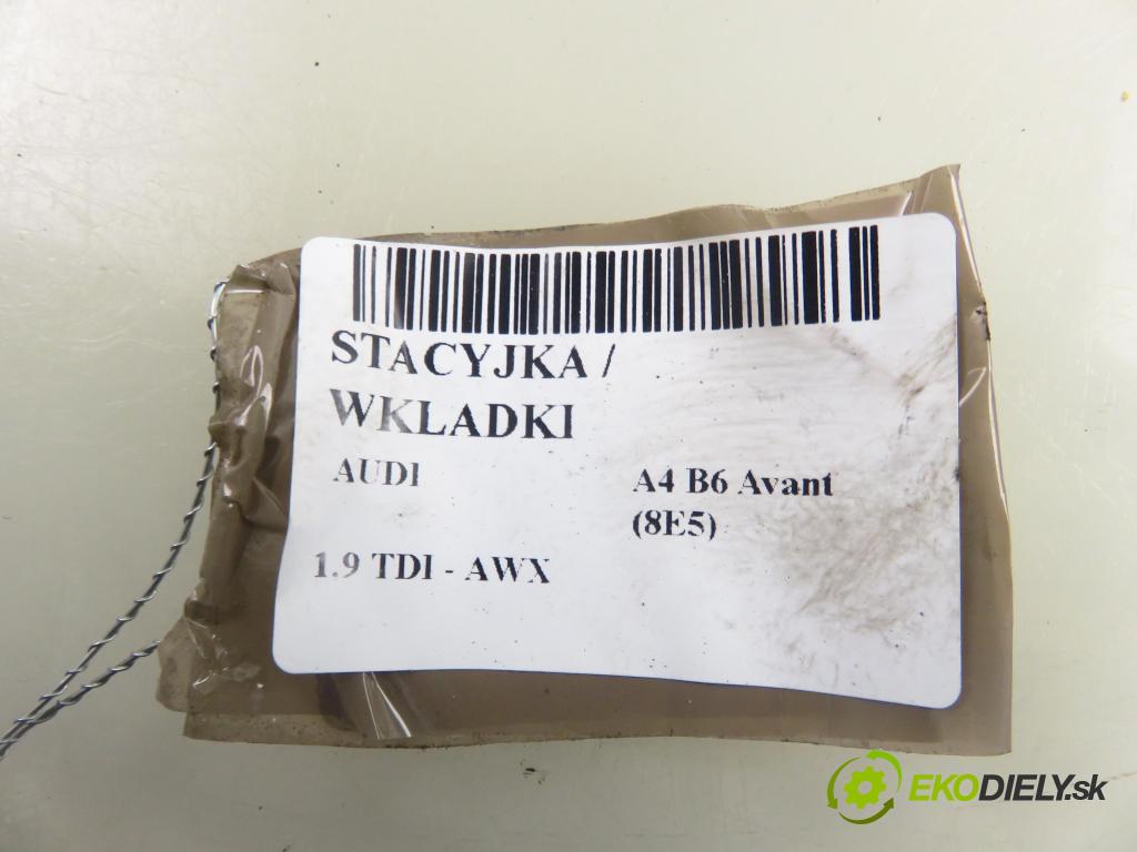AUDI A4 Avant (8E5, B6) KOMBI 2002 96,00 1.9 TDI - AWX 1896,00 spínačka / VLOŽKY 4B0905851C