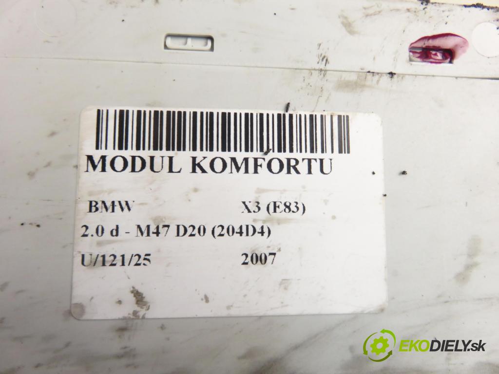 BMW X3 (E83) SUV 2007 110,00 2.0 d 150 - M47 D20 (204D4) 1995,00 MODUL komfortu 6963338