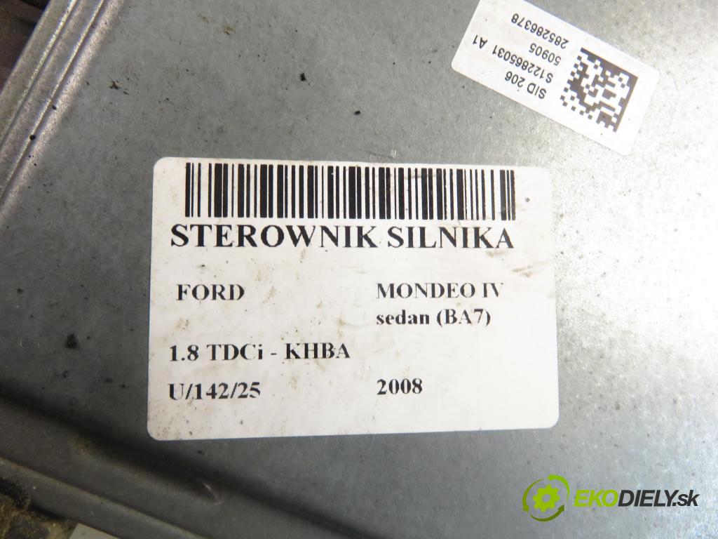 FORD MONDEO IV sedan (BA7) SEDAN 2008 92,00 1.8 TDCi - KHBA 1753,00 Riadiaca jednotka Motor 7G9112A650YH ; 5WS40592IT