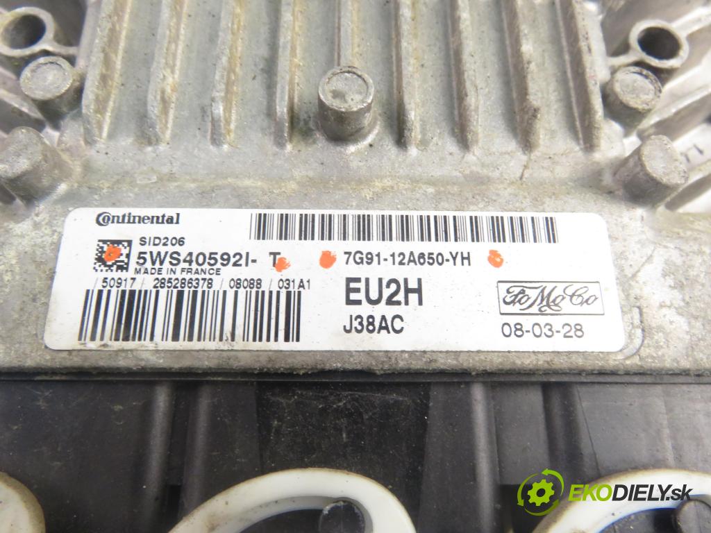 FORD MONDEO IV sedan (BA7) SEDAN 2008 92,00 1.8 TDCi - KHBA 1753,00 Riadiaca jednotka Motor 7G9112A650YH ; 5WS40592IT