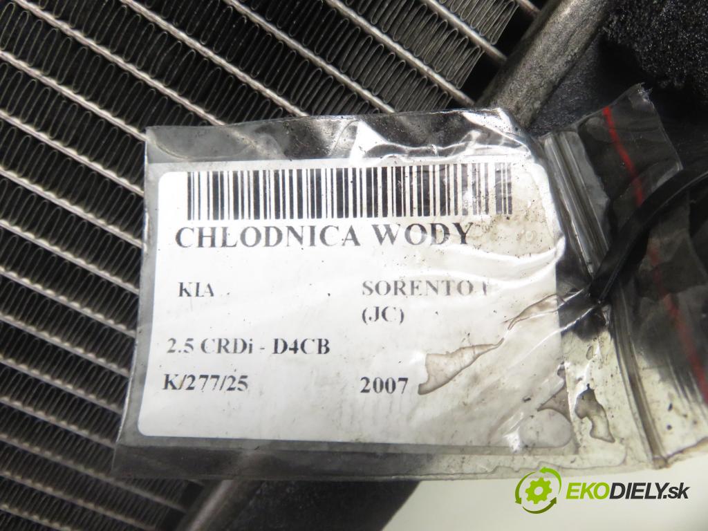 KIA SORENTO I (JC) SUV 2007 103,00 2.5 CRDi 140 - D4CB 2497,00 chladič vody