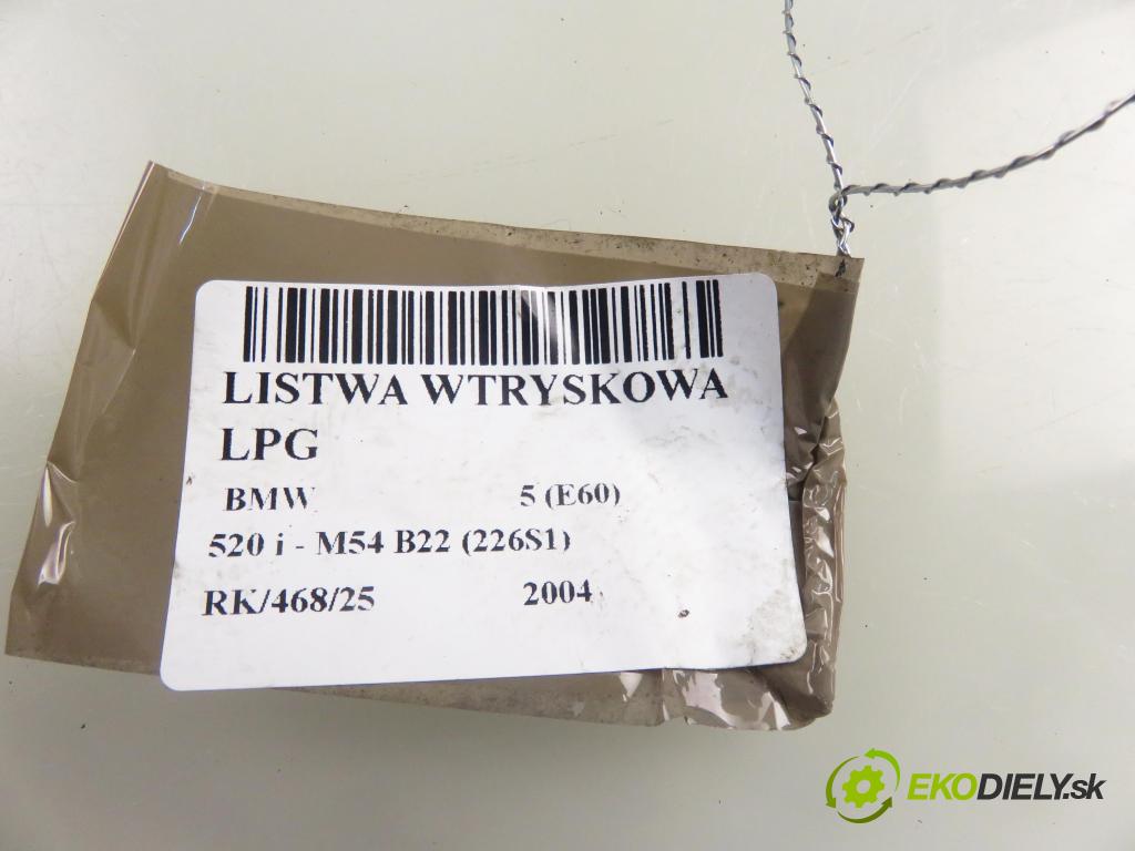 BMW 5 (E60) SEDAN 2004 125,00 520 i - 170 M54 B22 (226S1) 2171,00 Lišta vstrekovacia LPG 67R010213 ; H2001