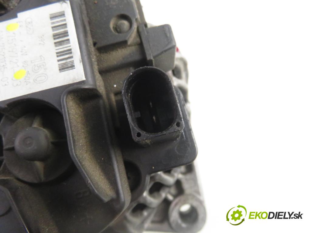 BMW 5 (E60) SEDAN 2004 125,00 520 i - 170 M54 B22 (226S1) 2171,00 Alternátor 7519721 ; 0124525026 (Alternátory)