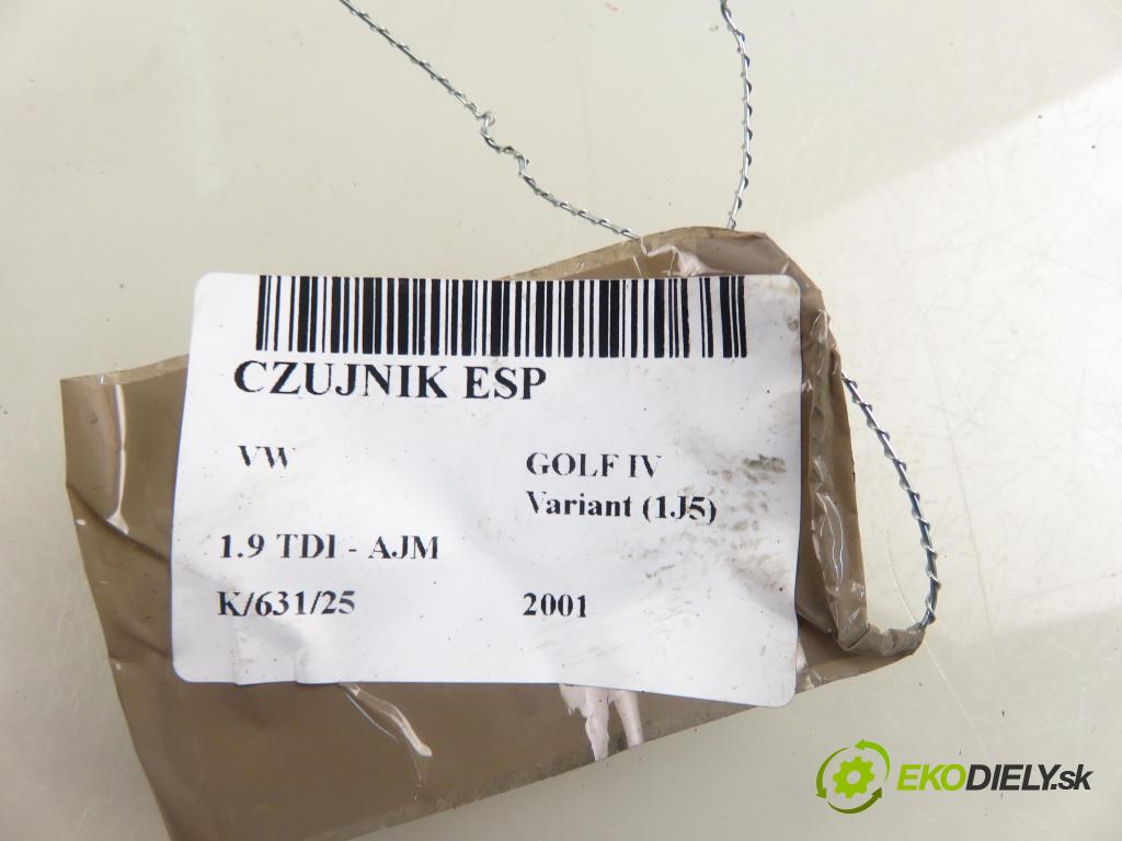 VW GOLF IV Variant (1J5) KOMBI 2001 85,00 1.9 TDI PD 115 - AJM 1896,00 snímač ESP 1J0907657B ; 10098004632 ; 1J0907651A