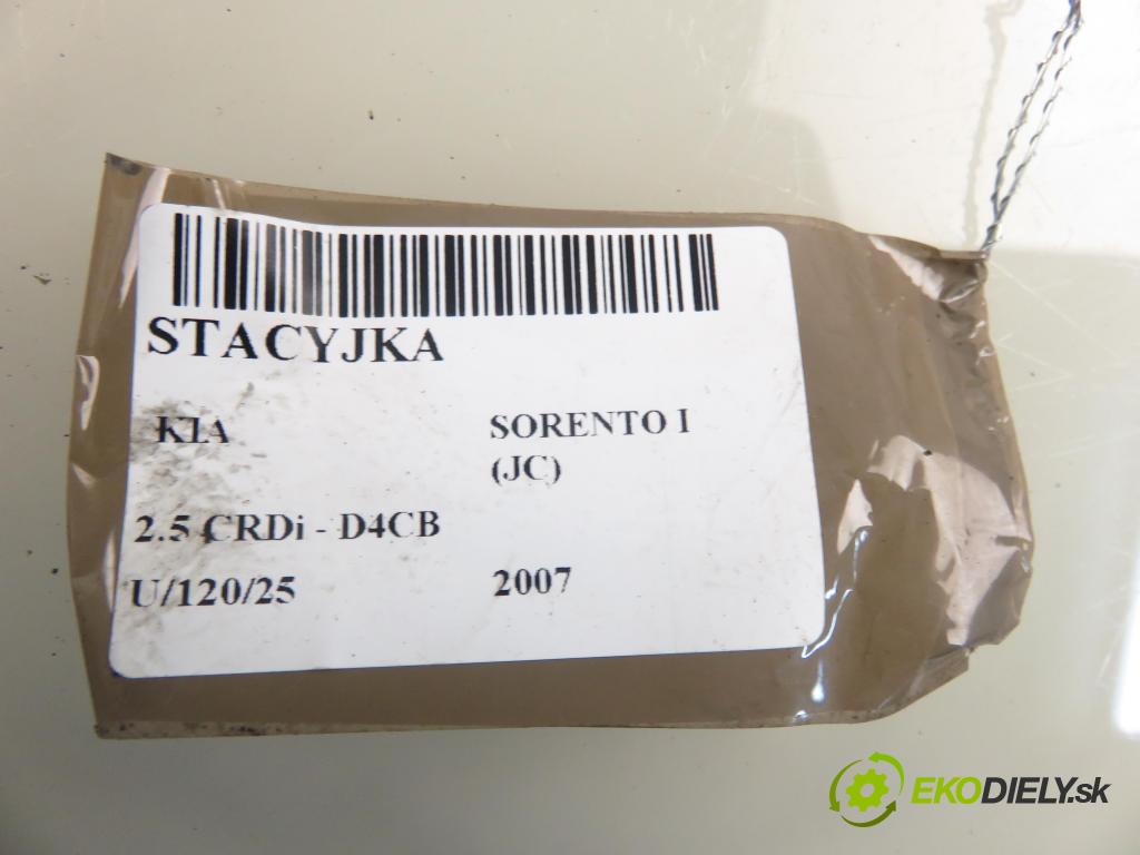 KIA SORENTO I (JC) SUV 2007 125,00 2.5 CRDi 170 - D4CB 2497,00 spínačka  (Spínací skříňky a klíče)
