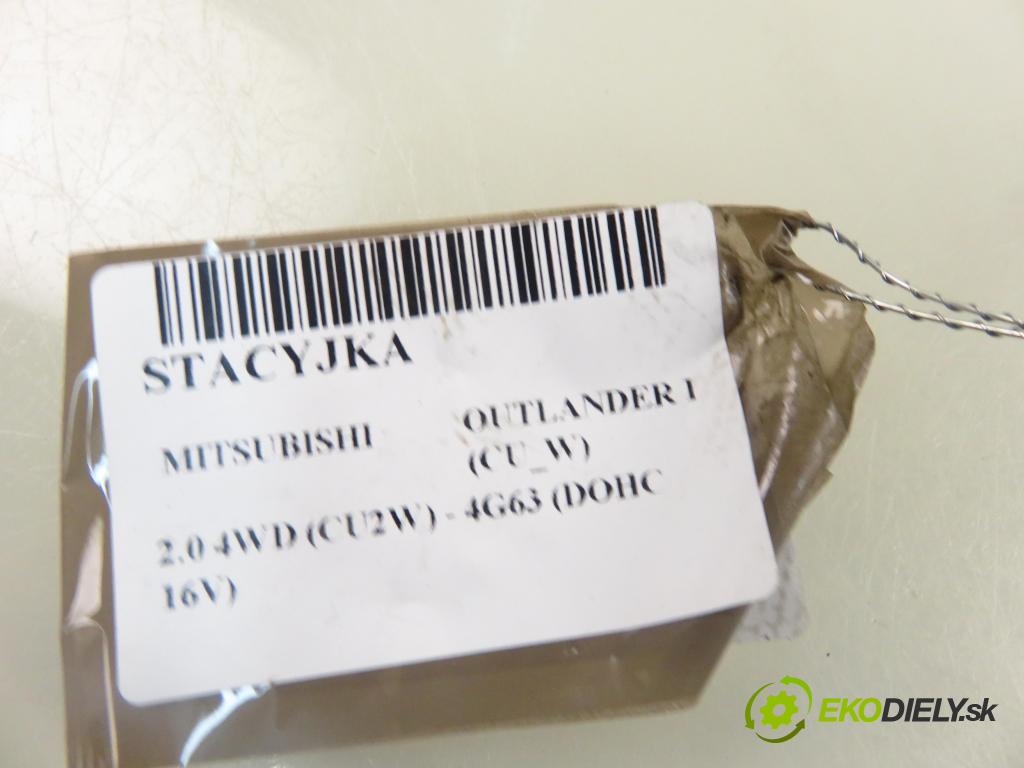 MITSUBISHI OUTLANDER I (CU_W) SUV 2003 100,00 2.0 4WD (CU2W) - 4G63 (DOHC 16V) 1997,00 spínačka MR587312 (Spínací skříňky a klíče)